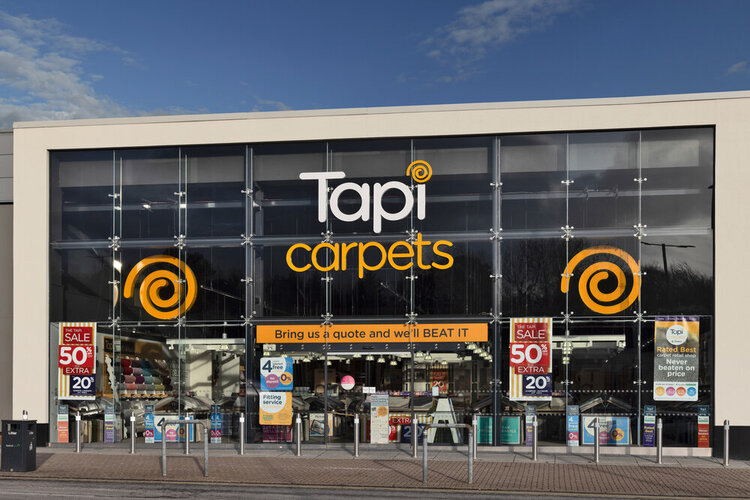 Widd Signs appointed by Tapi Carpets to deliver branded signage for new stores