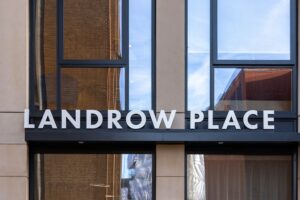 Landrow Place, signage by Widd Signs