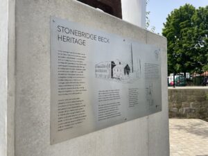 Stonebridge Beck heritage sign